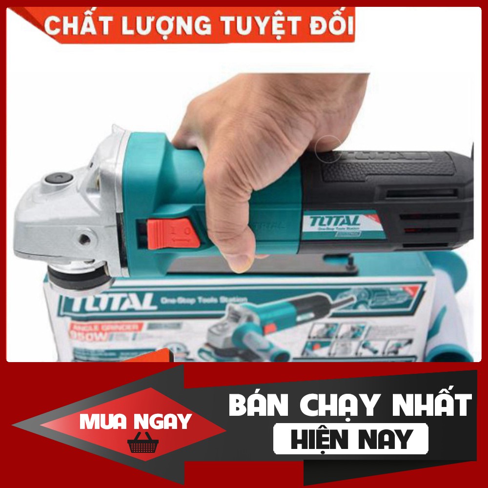 5” (125mm) Máy mài góc cầm tay 950W TOTAL TG1101256 [bảo hành chính hãng]