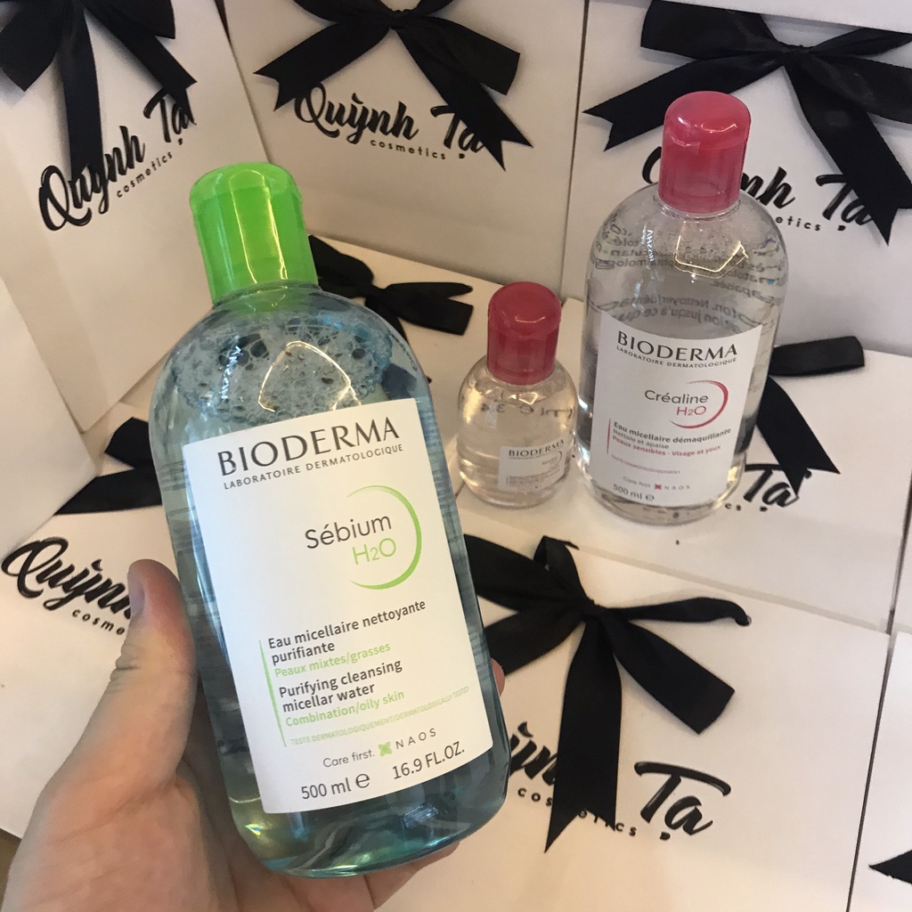 Nước Tẩy Trang 💥Freeship💥 Tẩy Sạch Sâu Bụi Bẩn, Cặn Mỹ Phẩm Trên Da Bioderma Crealine H2O Nội Địa Pháp 500ml SP32 | BigBuy360 - bigbuy360.vn