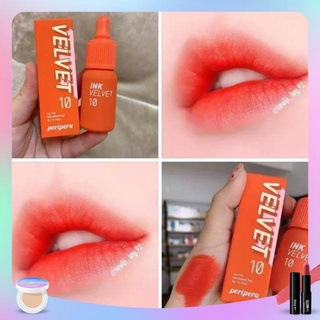 Son kem ink velvet 10- đỏ ánh cam