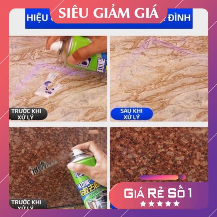 [FreeShip] Bình xịt vệ sinh tẩy keo, tẩy vết băng dính, nhựa đường bám trên xe ô tô - Lan Chi Mart