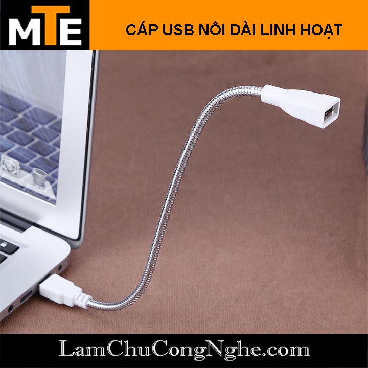 Dây USB nối dài uốn cong linh hoạt - cấp nguồn, sạc cổng USB tiện lợi