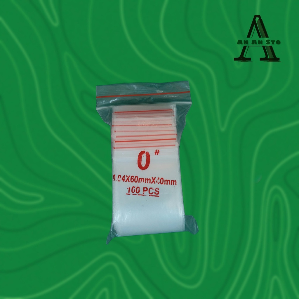 100 CHIẾC TÚI ZIP TRONG SUỐT NHIỀU KÍCH CỠ - TÚI MIẾT