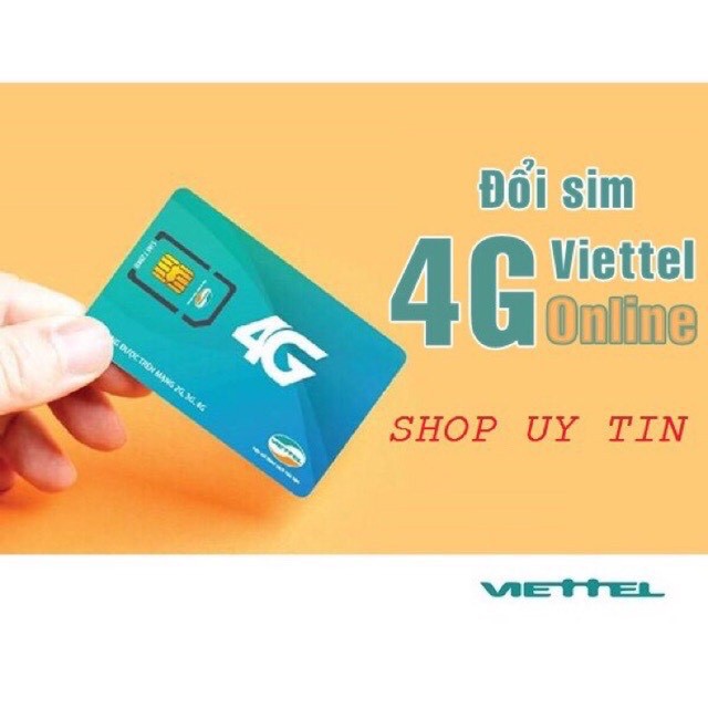 Sim trắng 4G Viettel tự đổi tại nhà đơn giàn tiện lợi