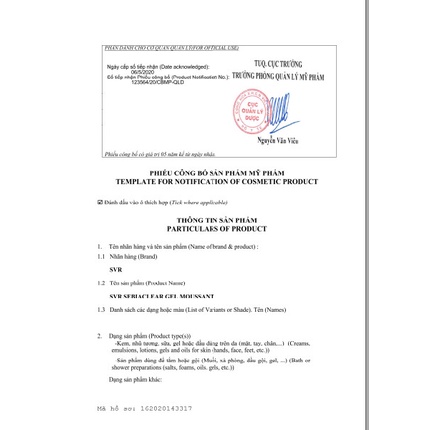 Gel rửa mặt không xà phòng cho da dầu mụn SVR Sebiaclear Gel Moussant 55ml