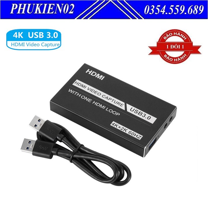 Bộ chuyển đổi HDMI 4K 1080P HD HDMI sang USB 3.0 JH-Z812 cho livestream