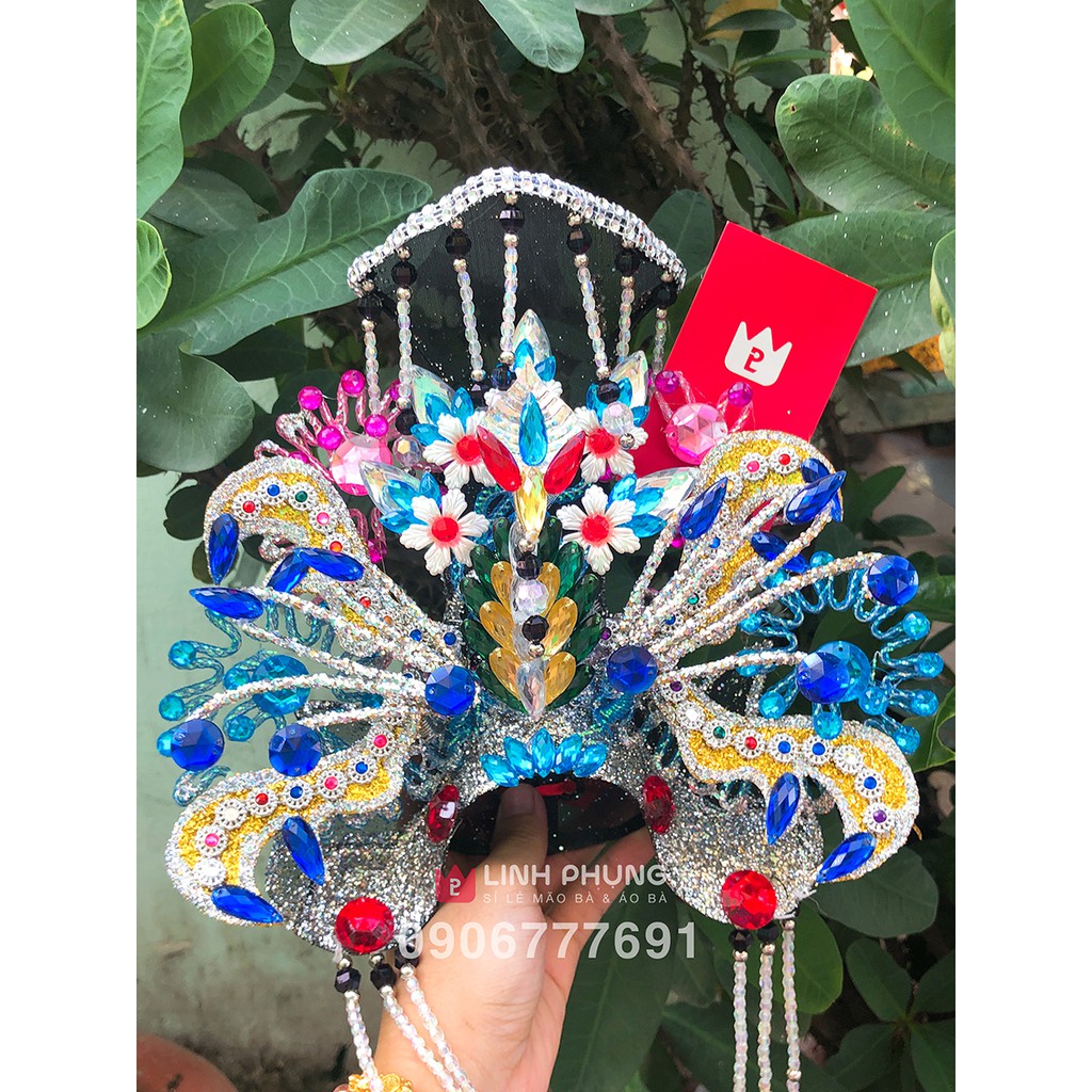 Combo áo choàng & mão bà - tượng cao 30cm