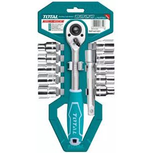 Bộ cần siết 2 chiều 1/2 inch và đầu tuýp Total THT141121