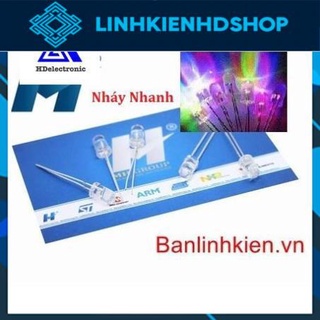Led 5mm 3mm 7 mầu nháy nhanh nháy chậm