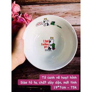 Gốm nhật - tô canh to, tô hoạt hình mister donut