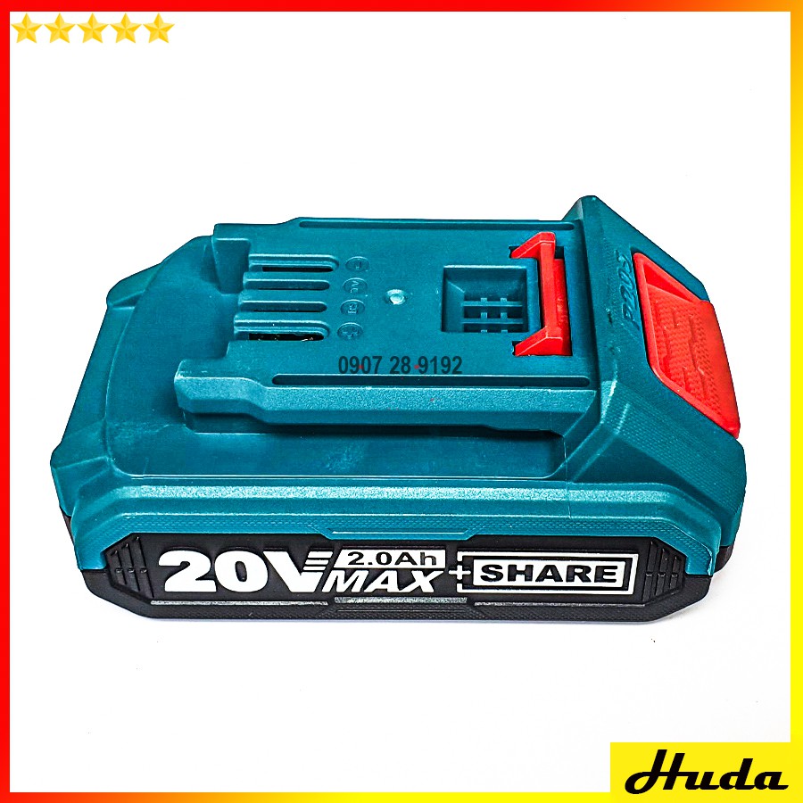 PIN LI-ION 20V Total TFBLI2001 PHÙ HỢP CHO NHIỀU LOẠI MÁY Total 20V uio