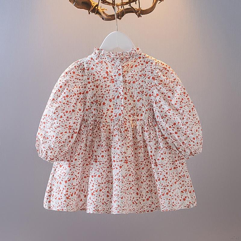 Set Đầm Công Chúa Không Tay Và Áo Khoác Denim Cho Bé Gái Se7En