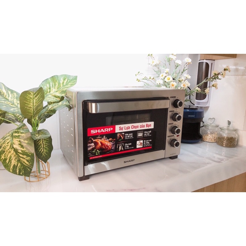 Lò nướng Sharp 38L EO A384RCSV-ST, bảo hàng 12 tháng lỗi 1 đổi 1