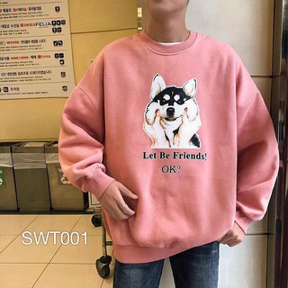ÁO SWEATER FRIEND HUSKY