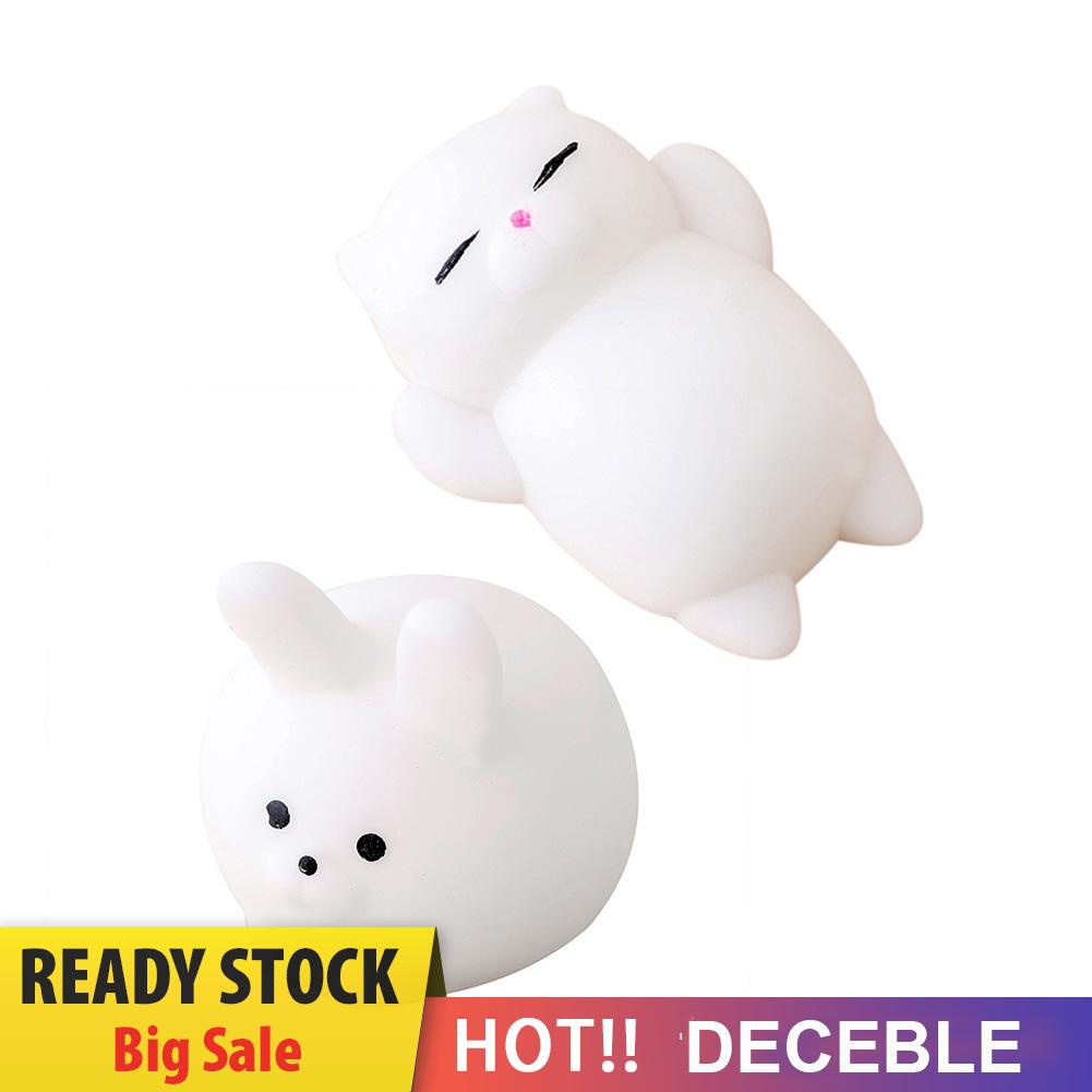 deceble Cartoon Cute Mochi Animal Mini Squeeze Toys Decompression Stress Relief Toy