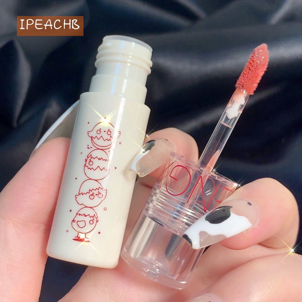 Son Kem Bóng Mengxiduo 3D Lipstick Liquid Lâu Trôi Không thấm nước Dưỡng Ẩm Hương Thơm Trái Cây