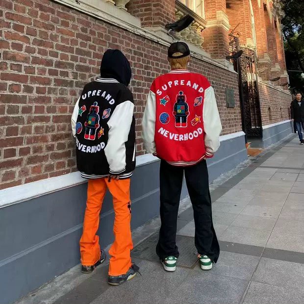 Áo Khoác Nỉ Nam Form Rộng Hình In Chữ H Kiểu Dáng Bomber Phong Cách Bóng Chày Mặc Thoáng Mát [NEW UNISEX]