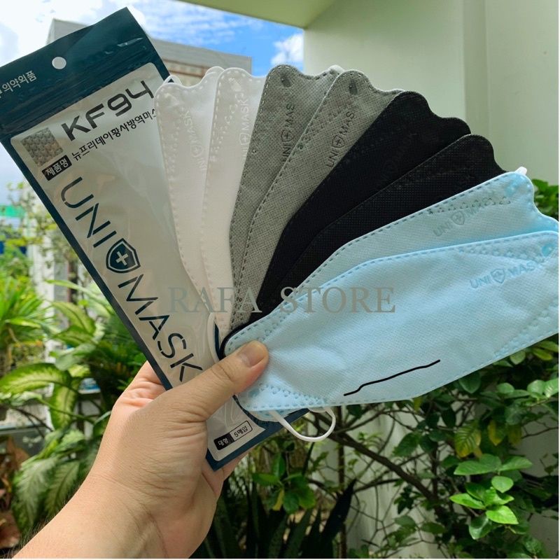 Khẩu Trang 4 Lớp KF94 UNI MASK Chống Bụi Mịn Và Kháng Khuẩn Hàng Cao Cấp Hàn Quốc