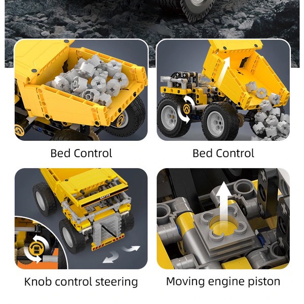 Đồ chơi lắp ráp technic mô hình Xe Tải Heavy Duty - Cada C65001W