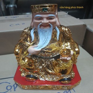 Thần tài ông địa cọp xi da ( nhựa )