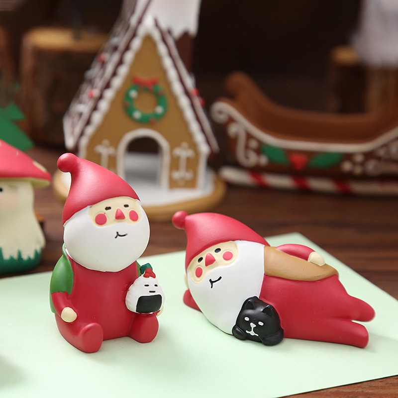 [] D99-12 Decole gadget, Cửa Hàng Tạp Hóa Nhật Bản❤Túi Đựng Quà Giáng Sinh Sáng Tạo Hình Ông Già Noel