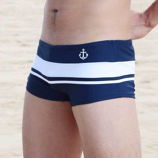 Quần bơi nam boxer phong cách thủy thủ | BigBuy360 - bigbuy360.vn