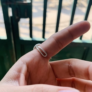 Nhẫn Ag Bạc Hoa thuỷ tinh Maruko Hàng si Nhật