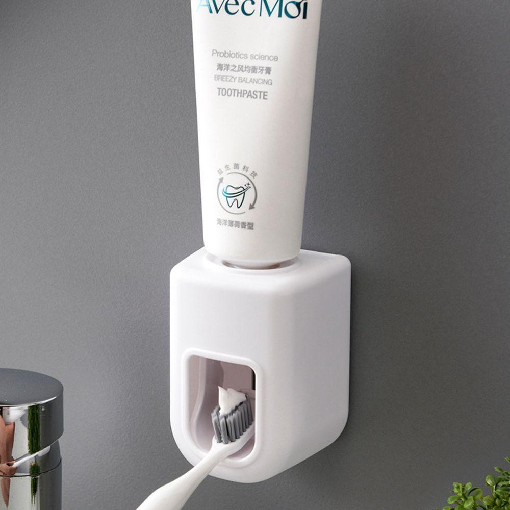 Dụng Cụ Ép Kem Đánh Răng Tự Dính Gắn Tường Đơn Giản Cho Phòng Tắm