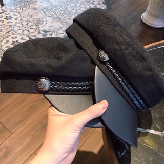 Mũ Thuỷ Thủ Backer Boy Beret Phối Da