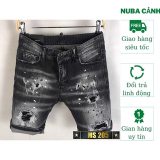 Quần short jean nam chất bò,cá tính trẻ trung phong cách,TAKA 205 tcs