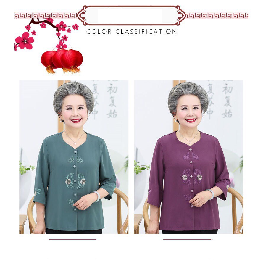 Bô Quần Áo Cho  Người già - Bộ Đồ Trung Niên Cao cấp VT2M