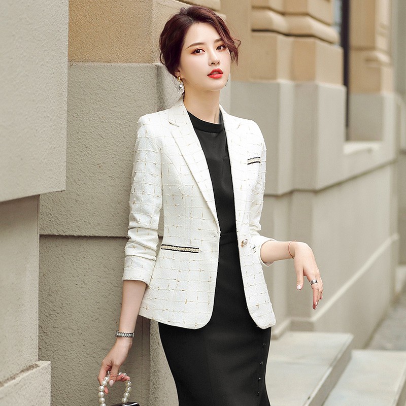 Áo Khoác Vest 2 Màu Trắng Đen Thời Trang Cho Nữ 2020 | BigBuy360 - bigbuy360.vn