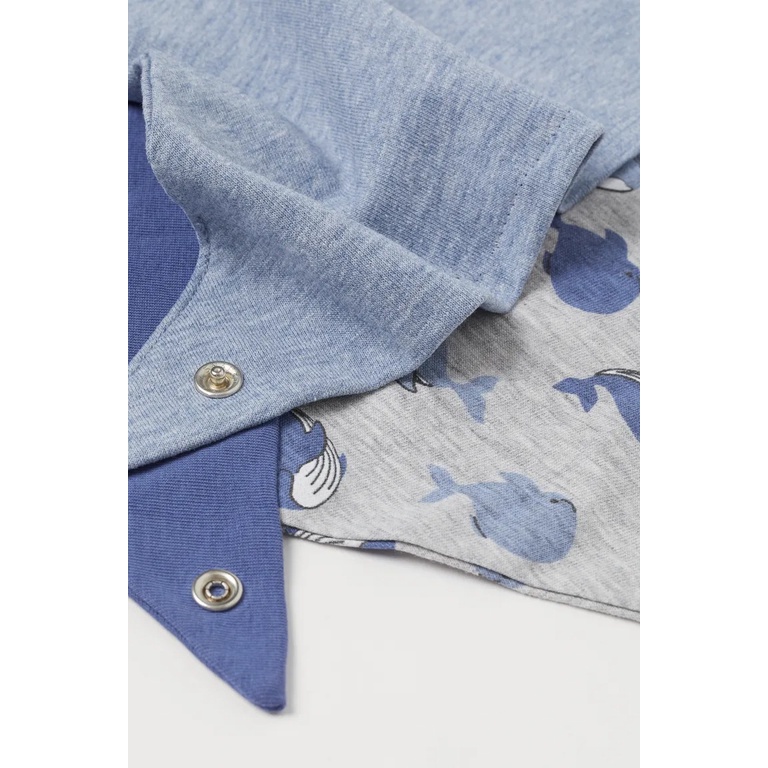 Tách set 3 yếm gấu kaola HM H&M_hàng chính hãng authentic