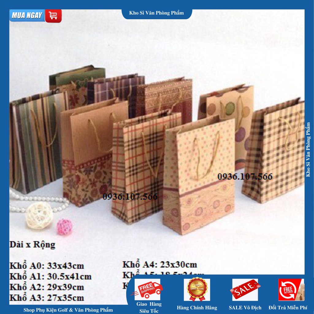 Túi giấy cao cấp - Đủ Size A0-A1-A2-A3-A4-A5-A6 - 1 Cái