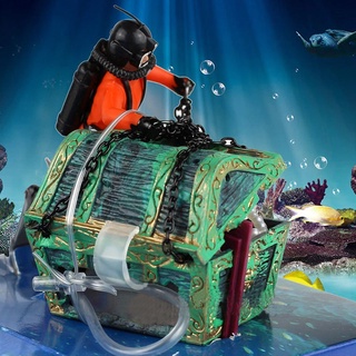 Tàu ngầm mini bằng nhựa resin trang trí bể cá