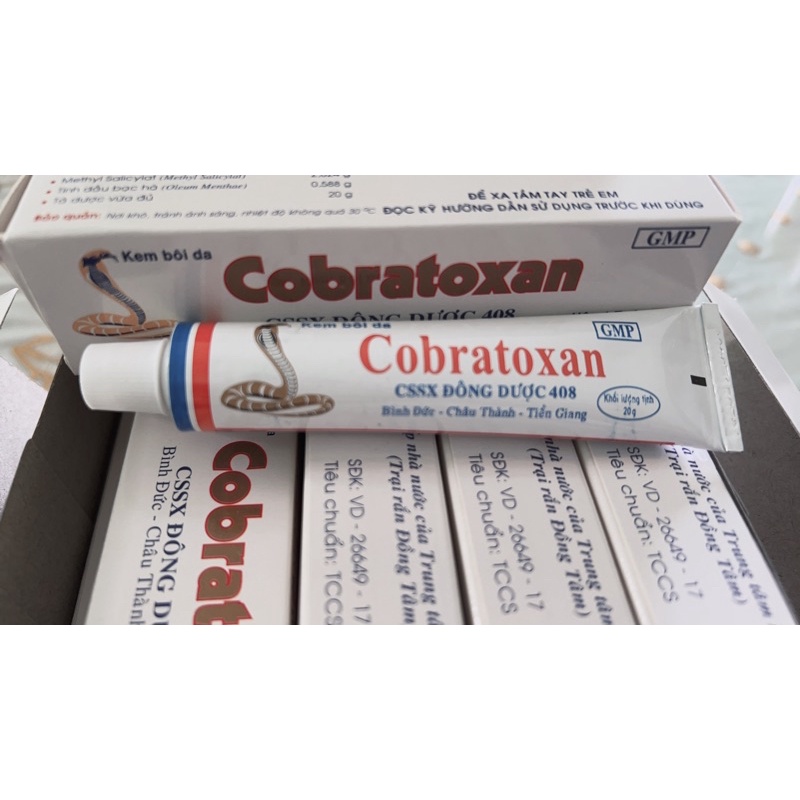 KEM XOA BÓP NỌC RẮN COBRATOXAN Date T7/2025 Trại rắn đồng tâm