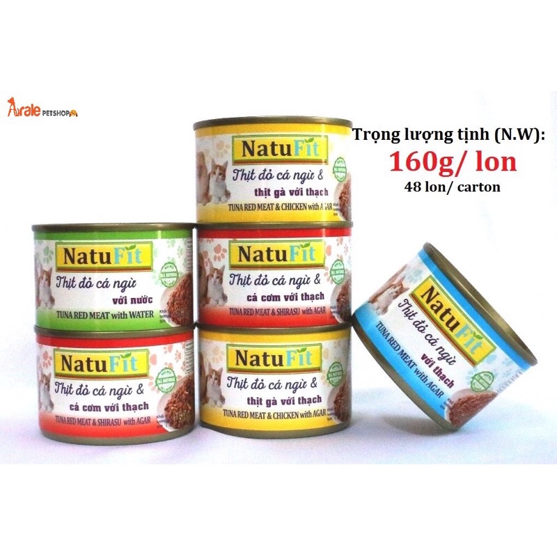 Pate Natufit 160g cho mèo- Thức ăn ướt cho mèo