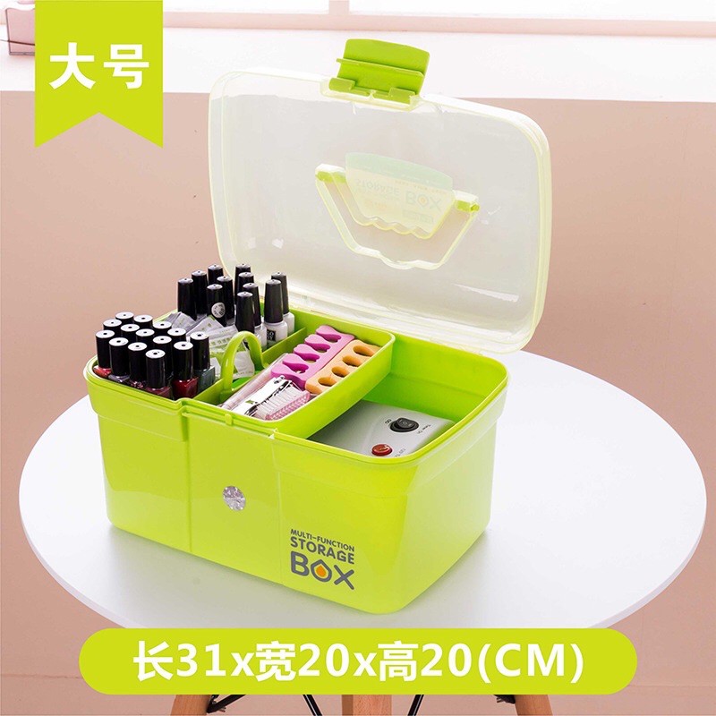 cốp nhựa đựng đồ nail chuyên dụng vừa máy hơ cốp box