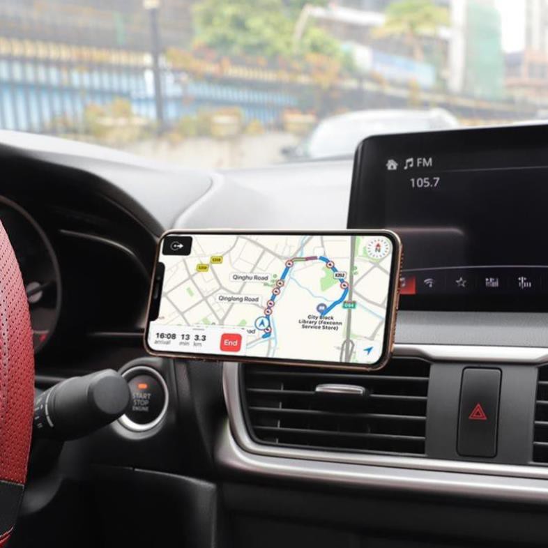 Hoco ca46 Bộ đế hít nam châm giá đỡ điện thoại trên xe hơi , ô tô 360 độ.