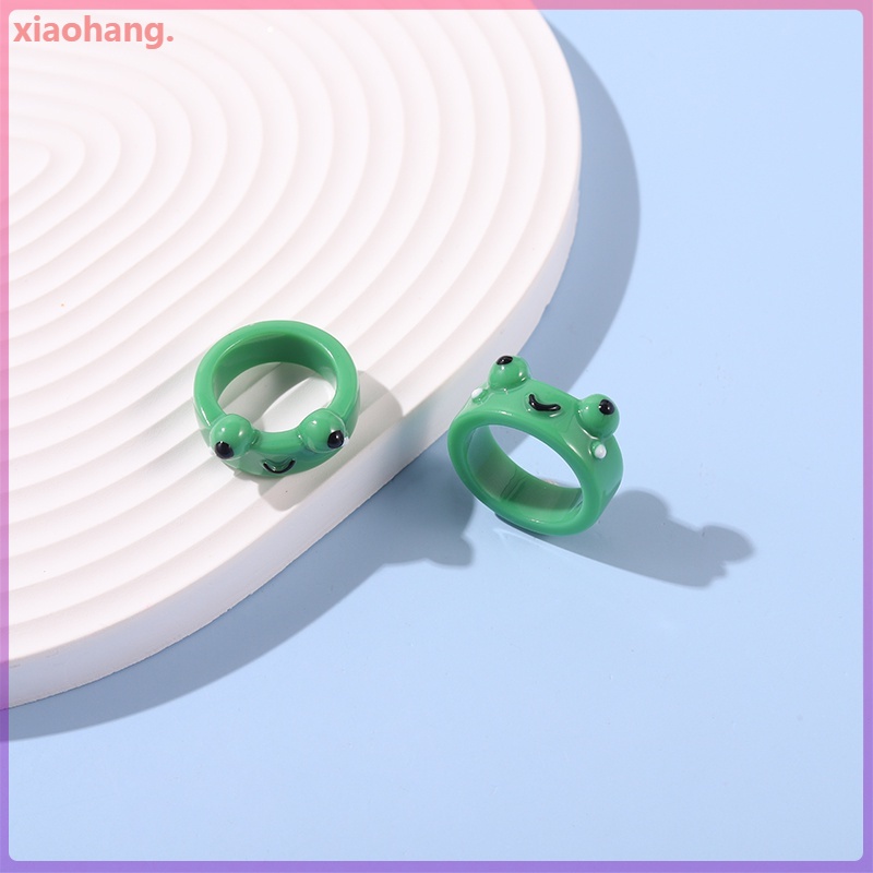 Nhẫn đeo tay hình ếch hoạt hình dễ thương cho nữ