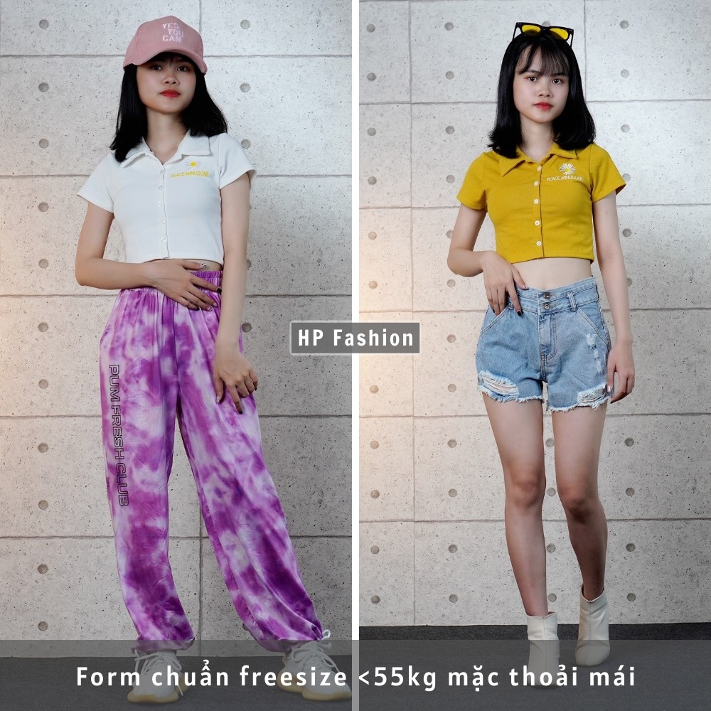 Áo croptop cổ bẻ ❤️ Áo thun nữ polo thêu hoa cúc xinh xắn Chất thun borip co dãn - CT06 | WebRaoVat - webraovat.net.vn