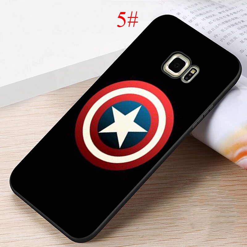 Ốp Lưng Khiên Của Captain America Cho Samsung A40 A40s A50 A50s A60 A70 A70s M10 M20 M30 M40