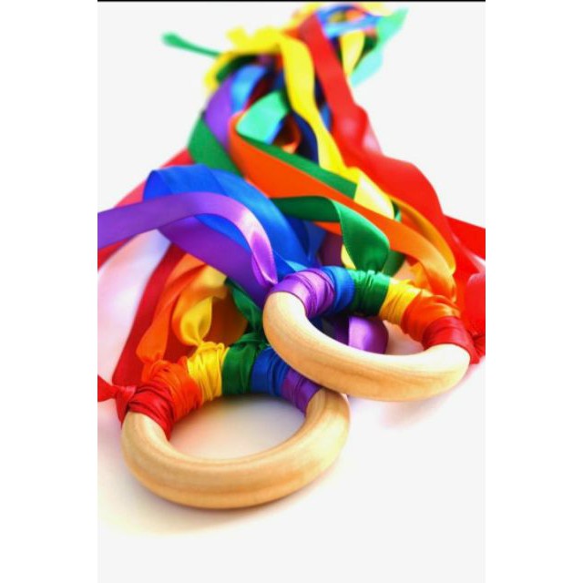 Vòng Gỗ Luyện Tay Montessori 0+