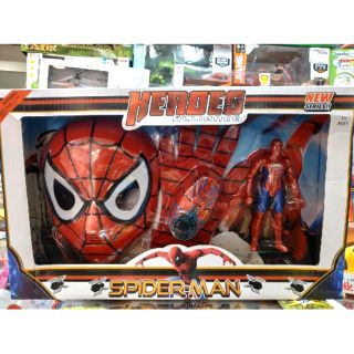 Bộ đồ chơi Supper Hero găng tay người nhện - Spider Man ( có pin )