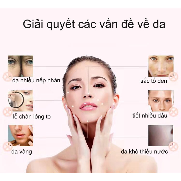 Máy xông hơi mặt thảo dược hoa quả tươi MAOER làm sạch sâu , lấy hết các bả nhờn tích tụ lâu ngày bên trong lỗ chân lông