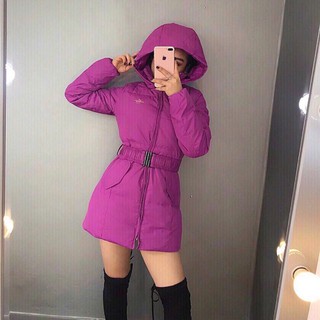 Phao dài lông vũ Levis dư siêu đẹp siêu ấm