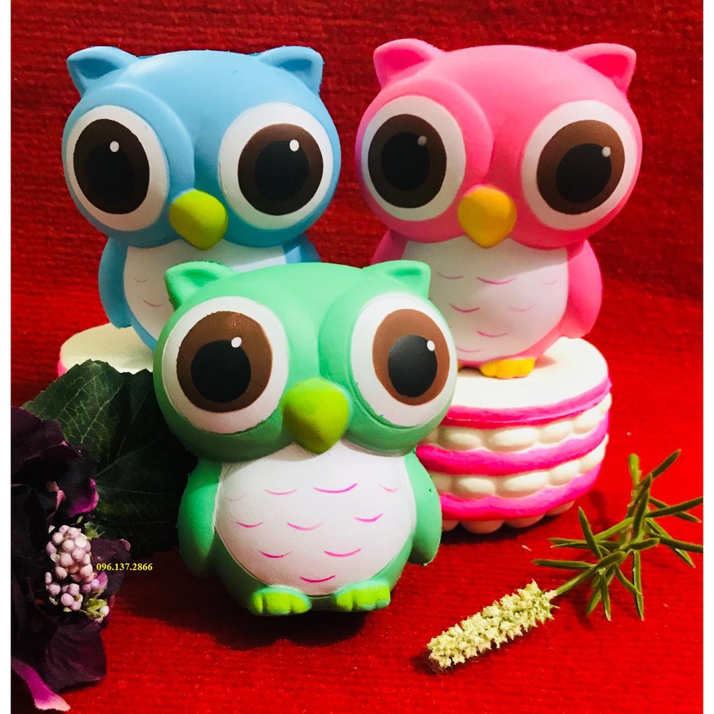 CÚ MÈO 2) ĐỒ CHƠI SQUISHY CÚ MÈO KHỔNG LỒ CÓ PHÂN LoẠI MÀU -đồ chơi sáng tạo ( dungtran987 ) Qdj9Z