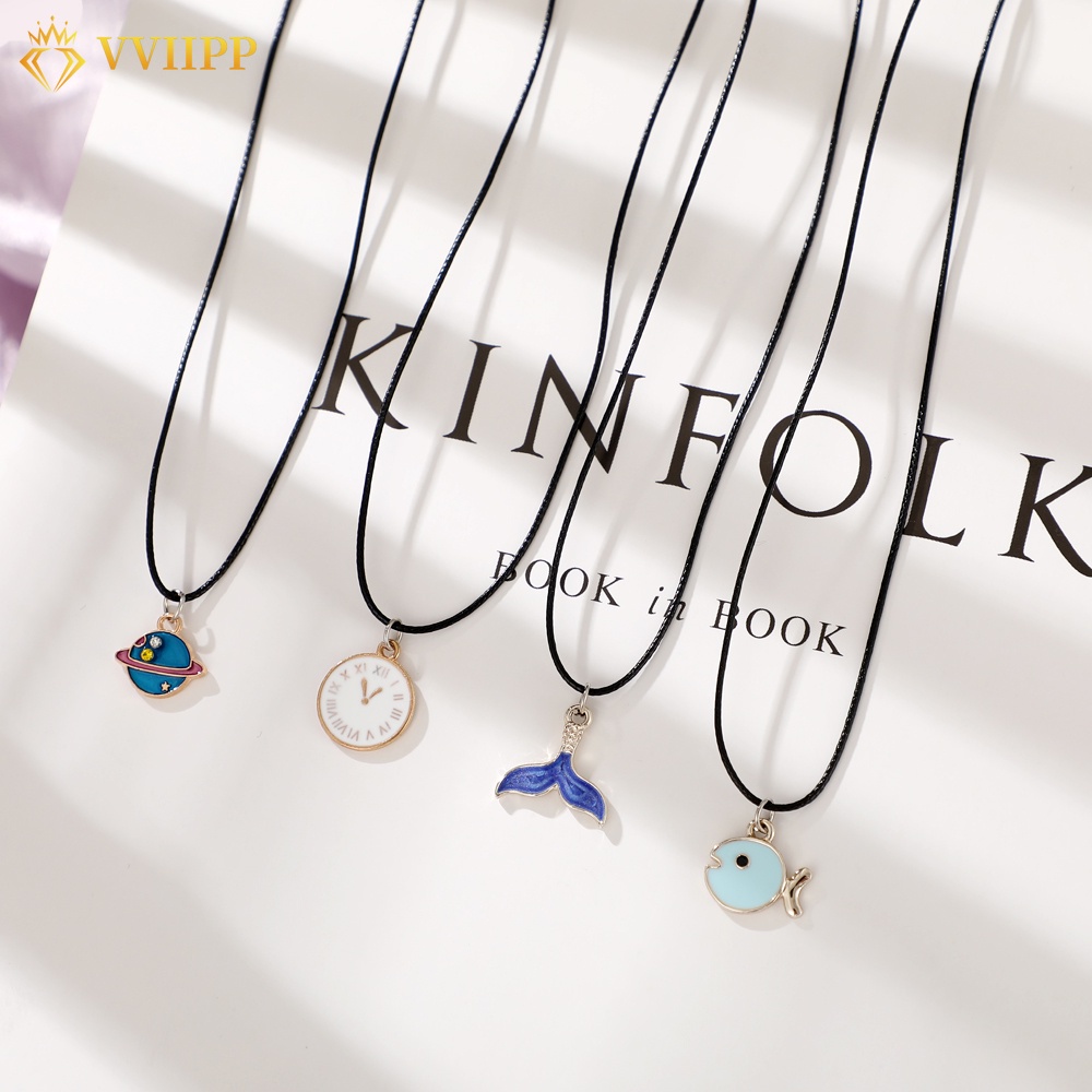 Vòng cổ mặt dây hình hoạt hình phong cách Hàn Quốc thời trang xinh xắn cho nữ