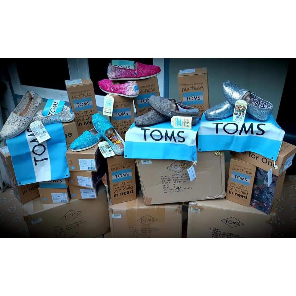 🎉PROMO🎉🍒💯 Toms Giày Lười Vải canvas 100% Kẻ Sọc Thời Trang Cho Nam Nữ