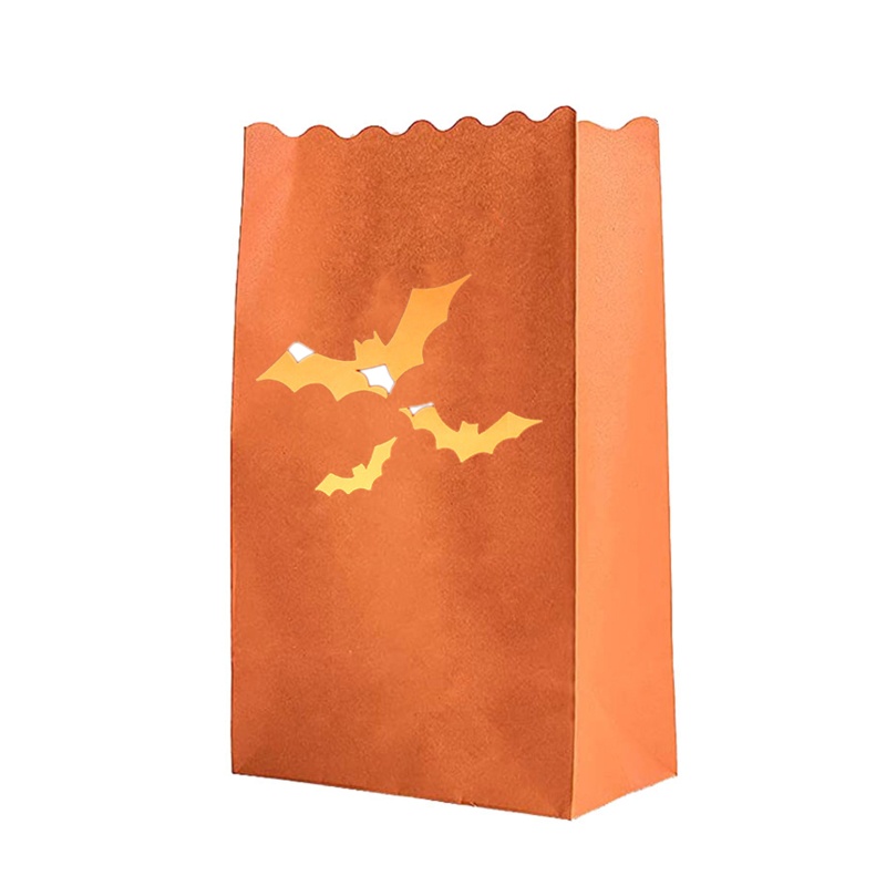 Set 10 Túi Đựng Nến Trang Trí Halloween