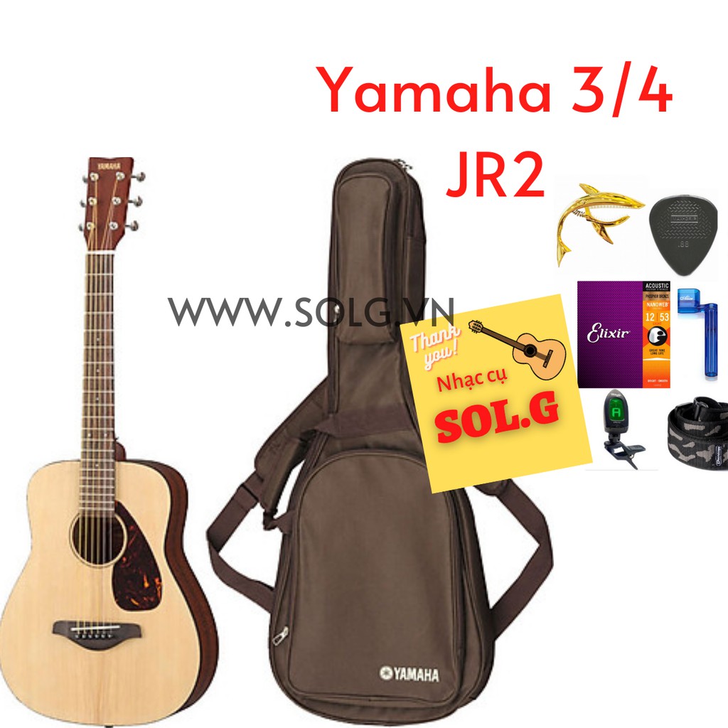 Guitar 3/4 Yamaha JR2 tặng Bao Đàn - Sol.G